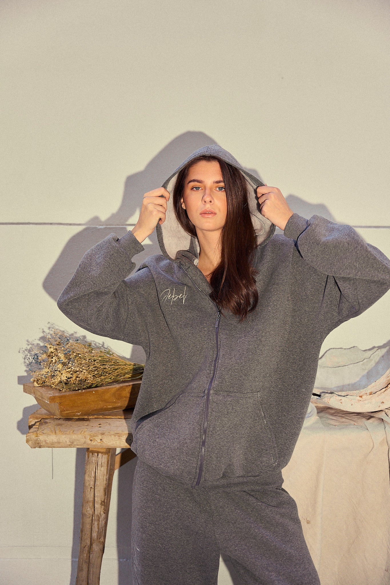 Dark Grey Zip up