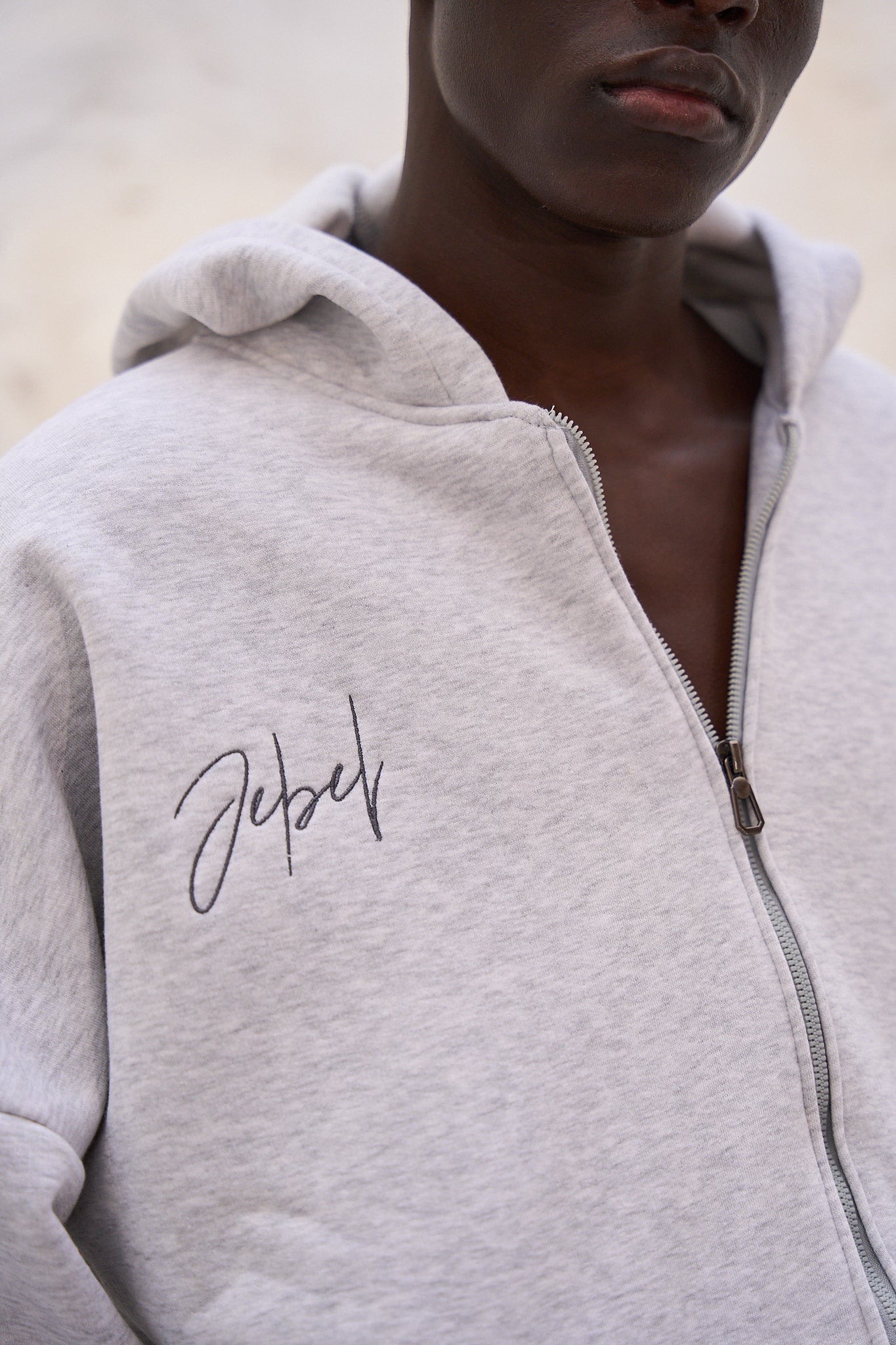 Light Gray Zip up