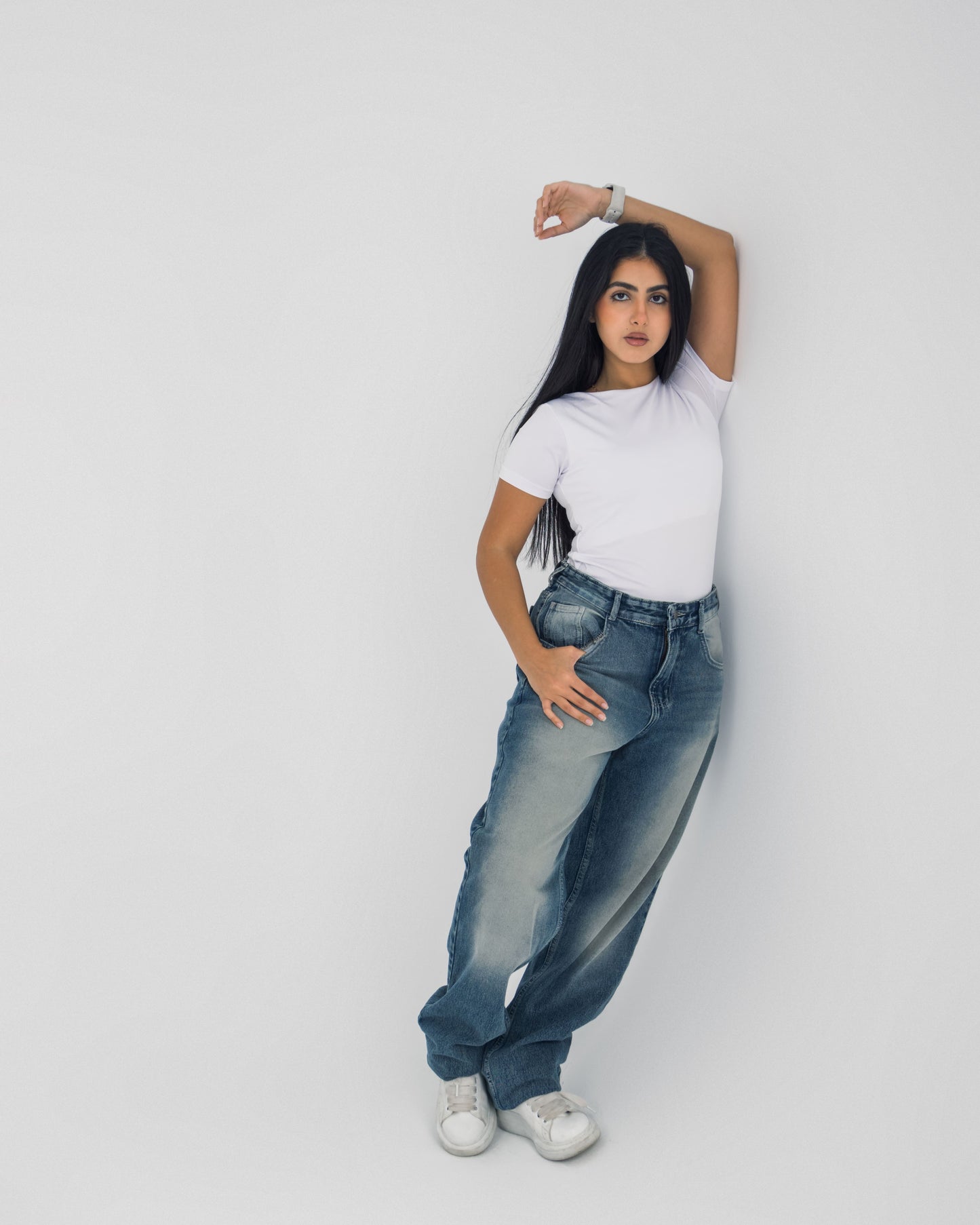 White basic top
